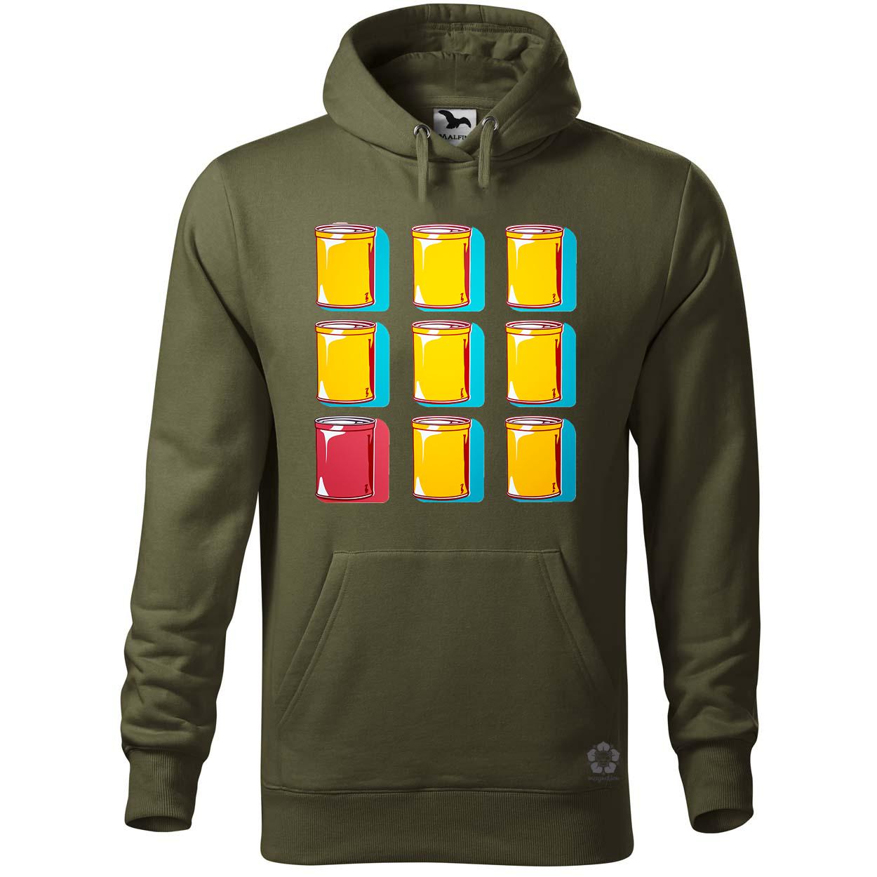 Pop art konzervdobozok v3 egyedi  pulóver 