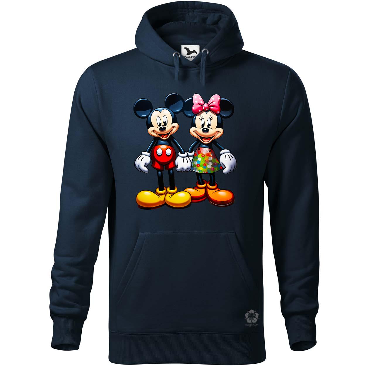 Pop art Mickey és Minnie v2 egyedi  pulóver 