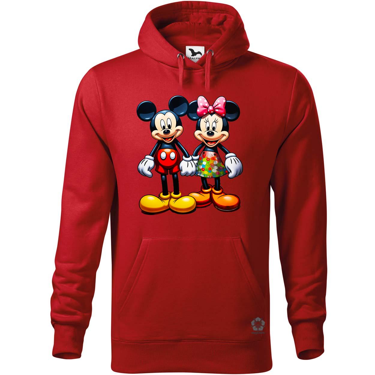 Pop art Mickey és Minnie v2 egyedi  pulóver 
