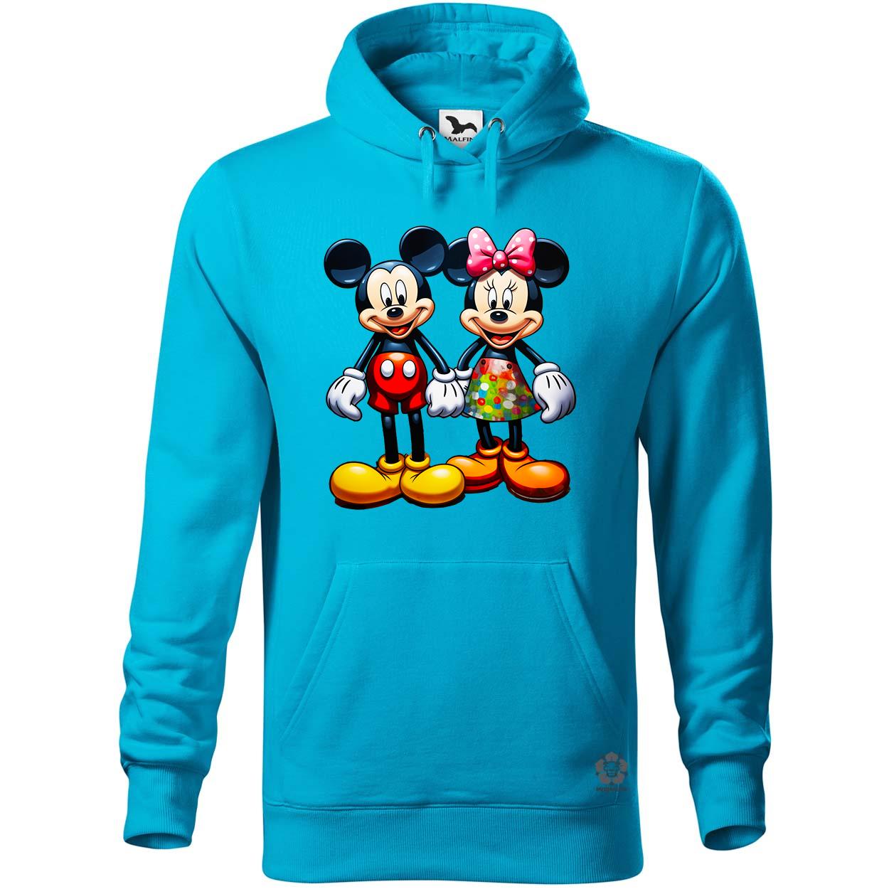 Pop art Mickey és Minnie v2 egyedi  pulóver 