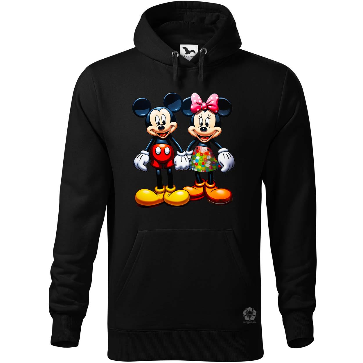 Pop art Mickey és Minnie v2 egyedi  pulóver 