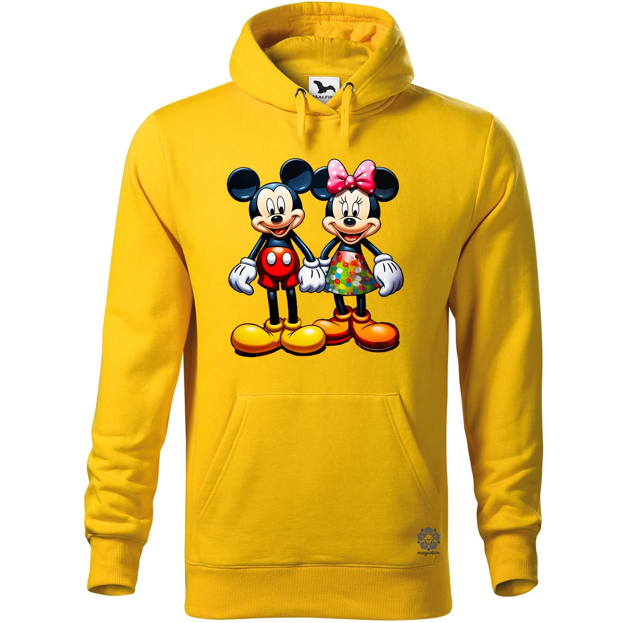 Pop art Mickey és Minnie v2 egyedi  pulóver 