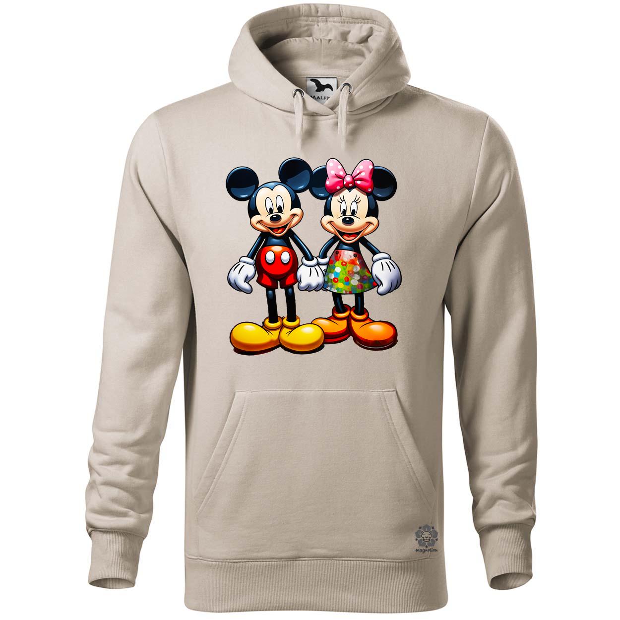 Pop art Mickey és Minnie v2 egyedi  pulóver 