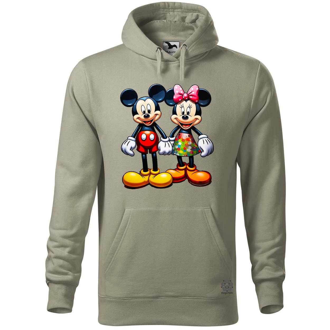 Pop art Mickey és Minnie v2 egyedi  pulóver 