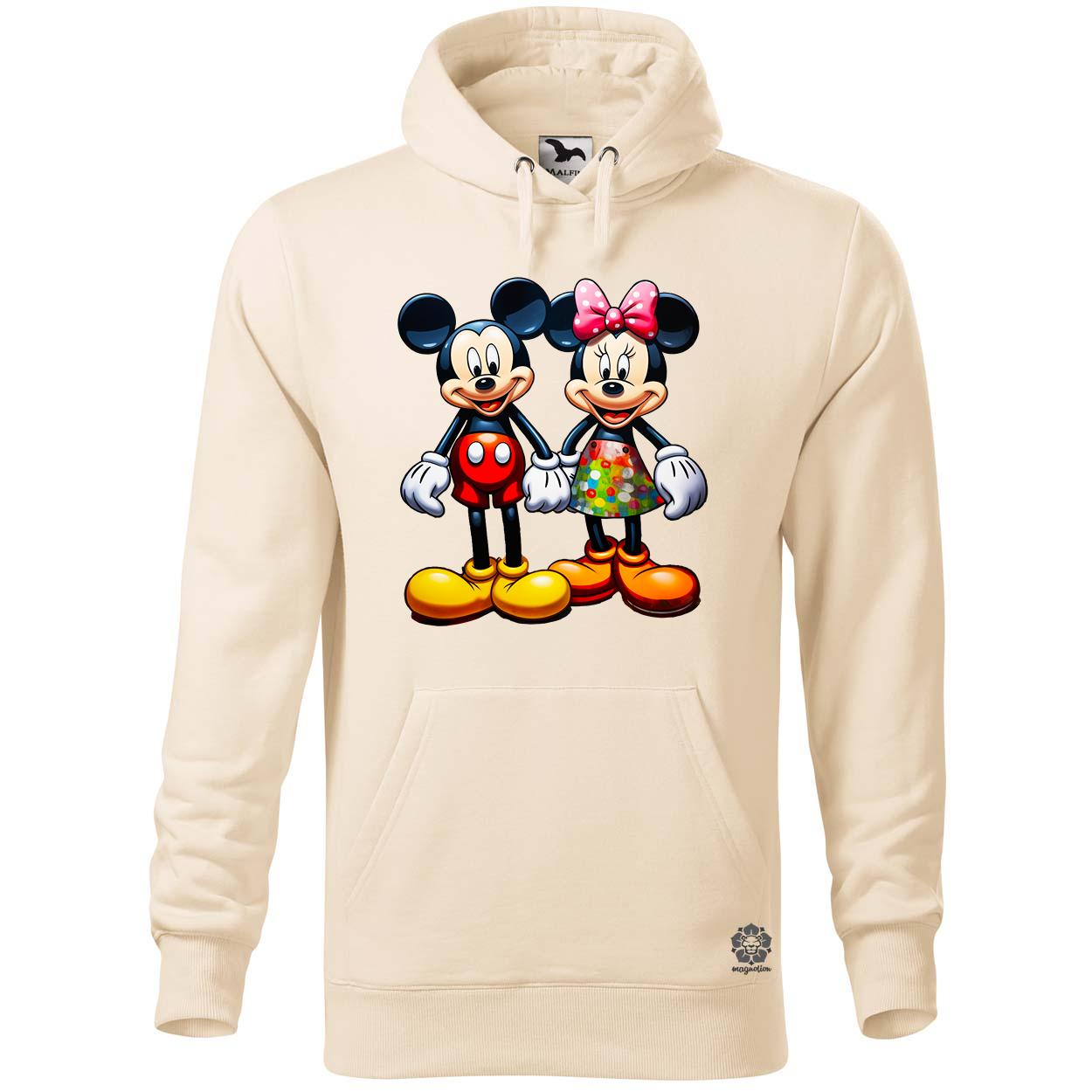 Pop art Mickey és Minnie v2 egyedi  pulóver 