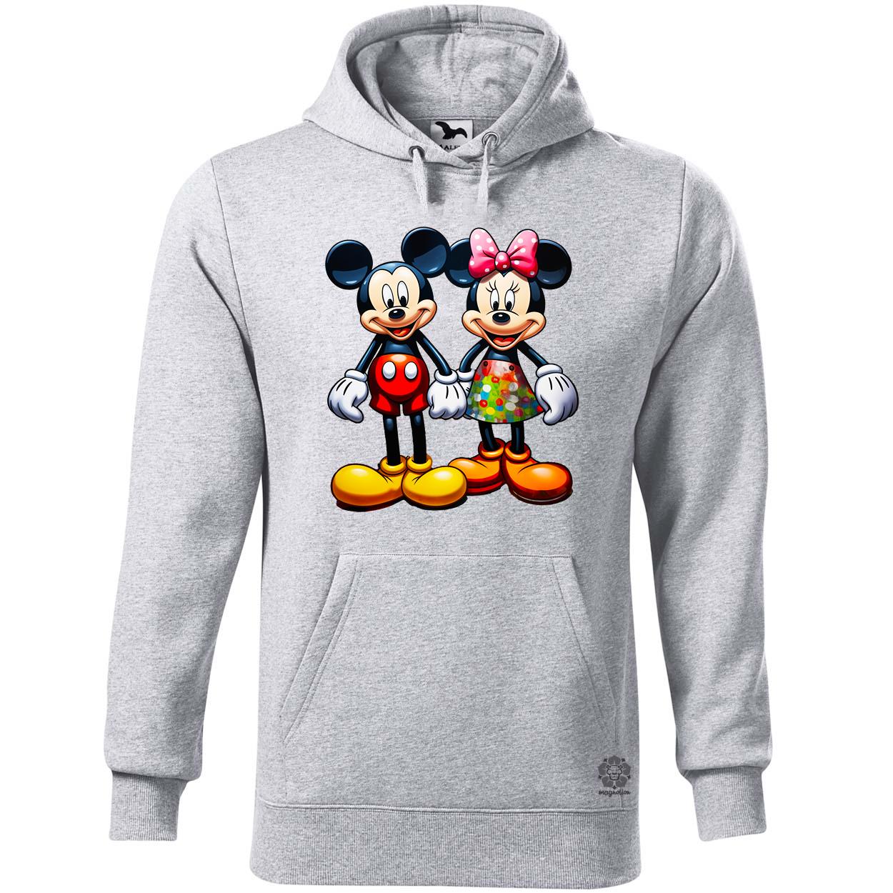 Pop art Mickey és Minnie v2 egyedi  pulóver 
