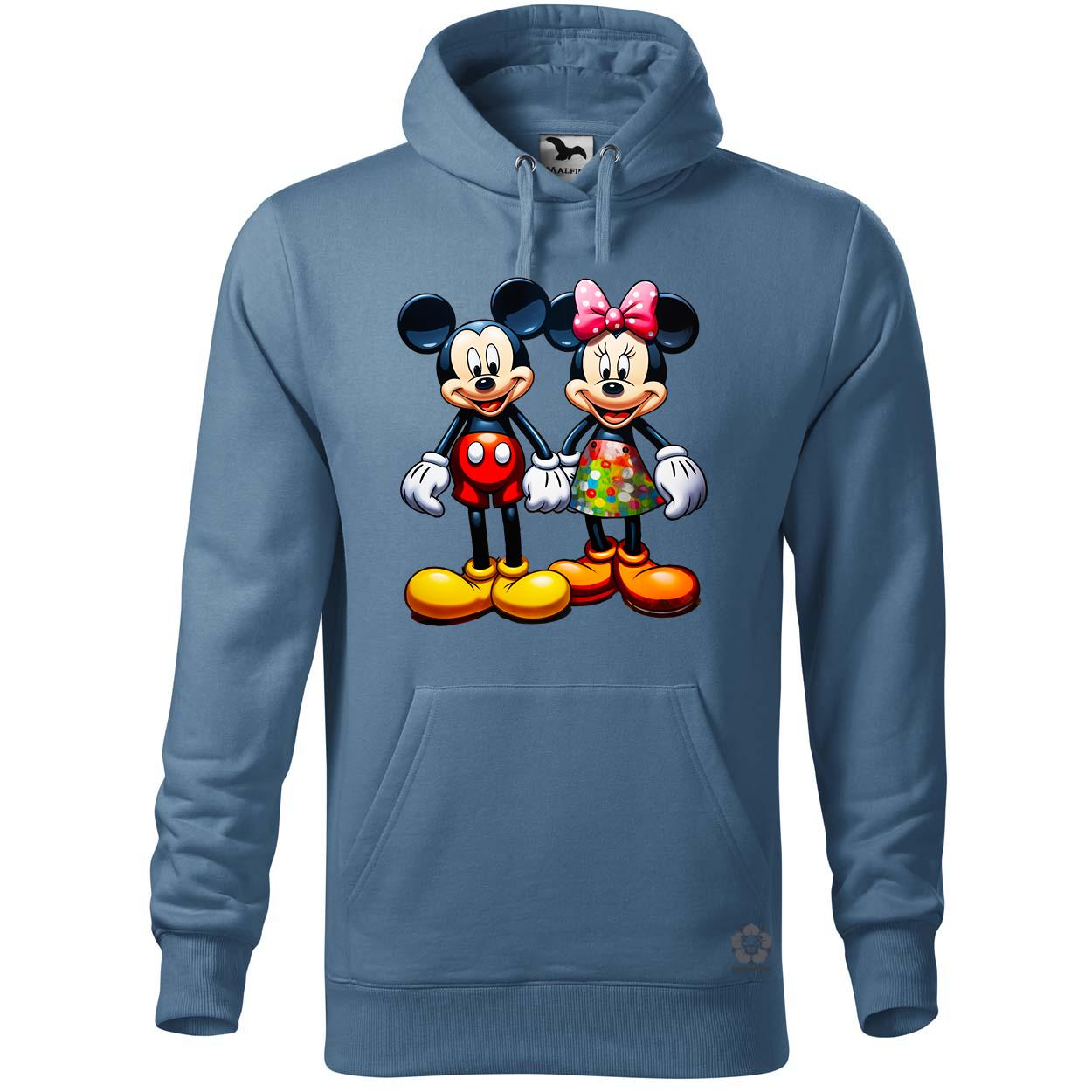 Pop art Mickey és Minnie v2 egyedi  pulóver 