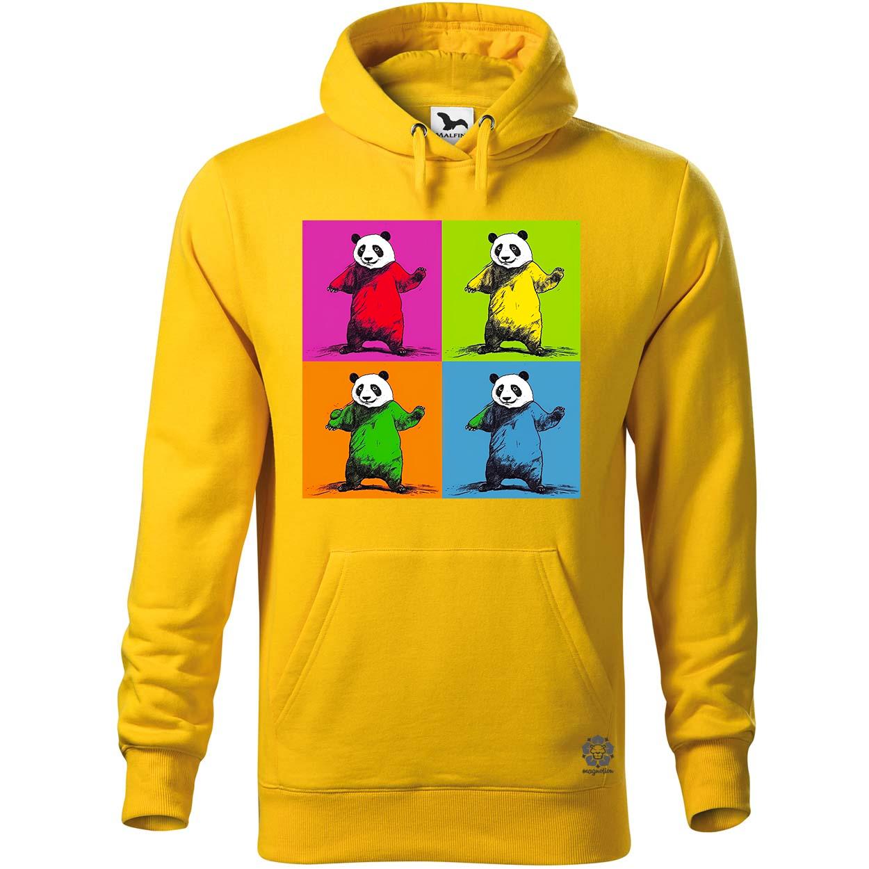 Pop art pandák v2 egyedi  pulóver 