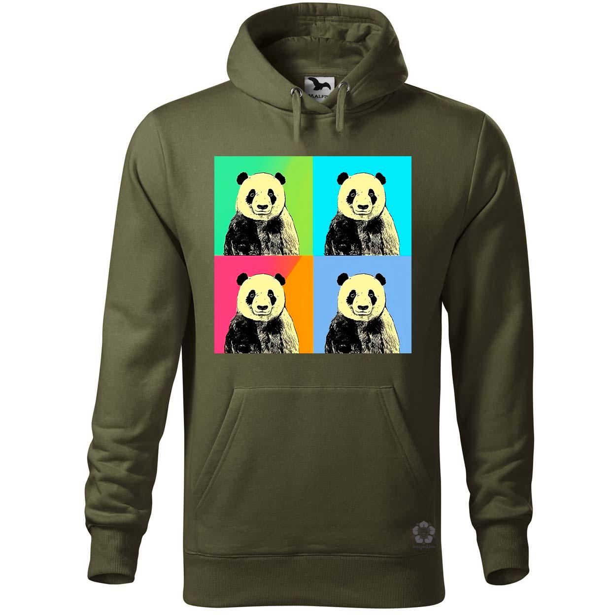 Pop art pandák v4 egyedi  pulóver 