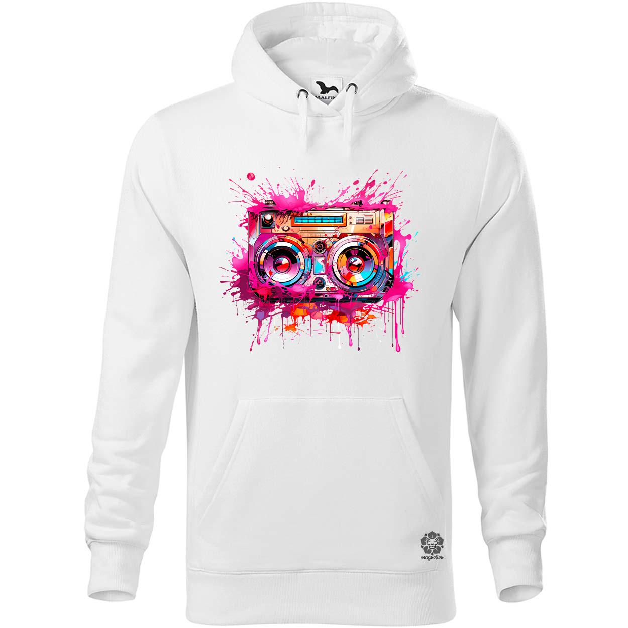 Retró boombox v3 egyedi  pulóver 
