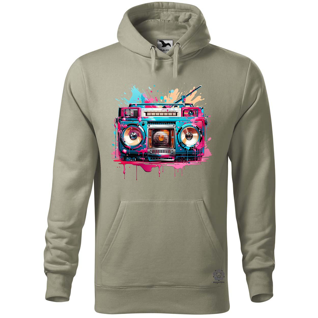 Retró boombox v4 egyedi  pulóver 