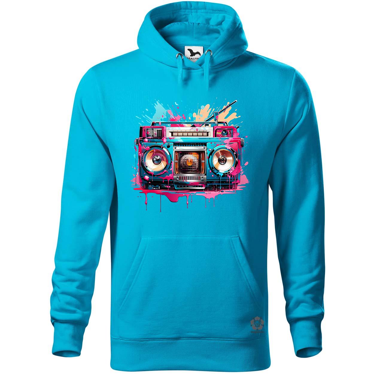 Retró boombox v4 egyedi  pulóver 