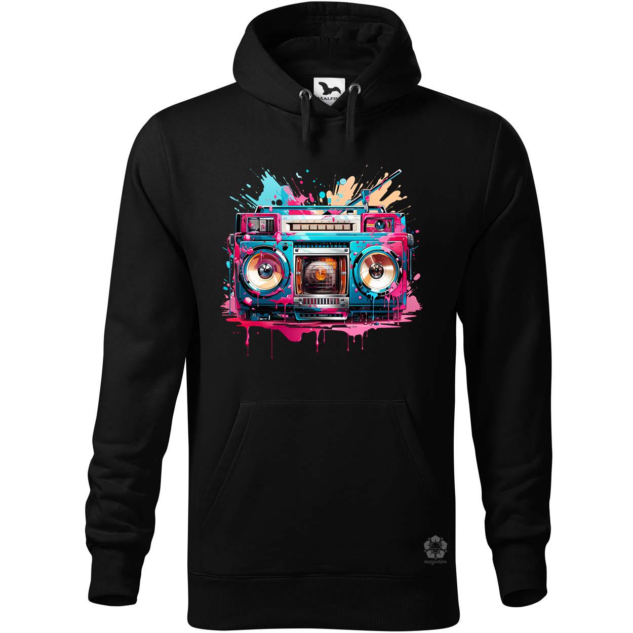 Retró boombox v4 egyedi  pulóver 