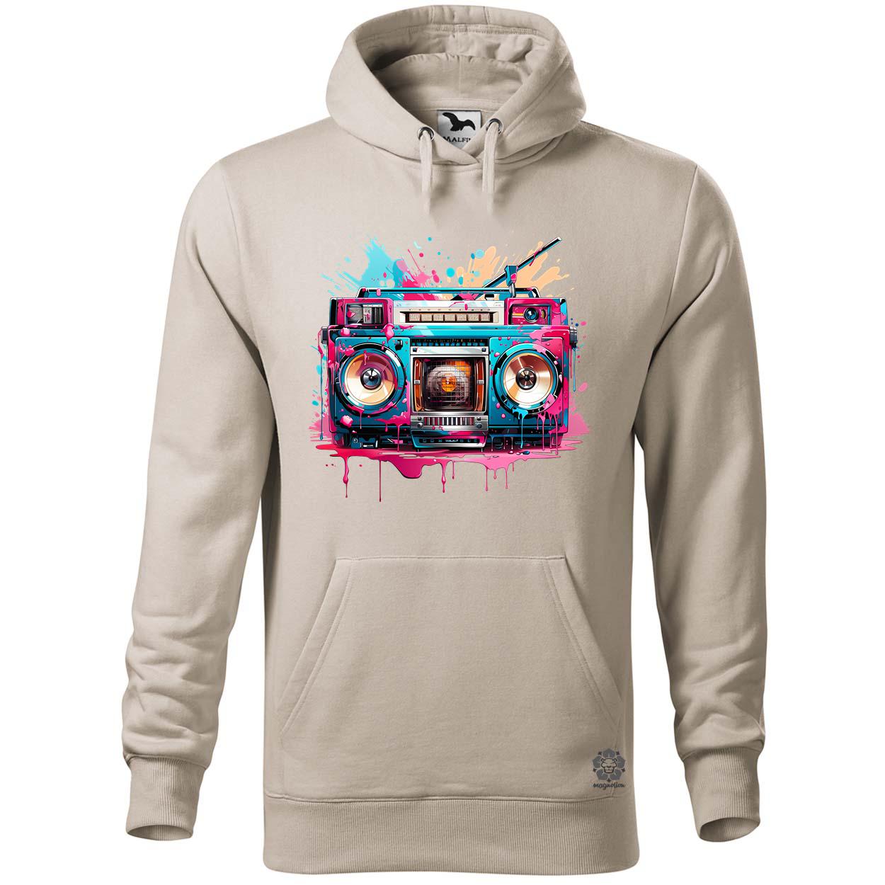 Retró boombox v4 egyedi  pulóver 