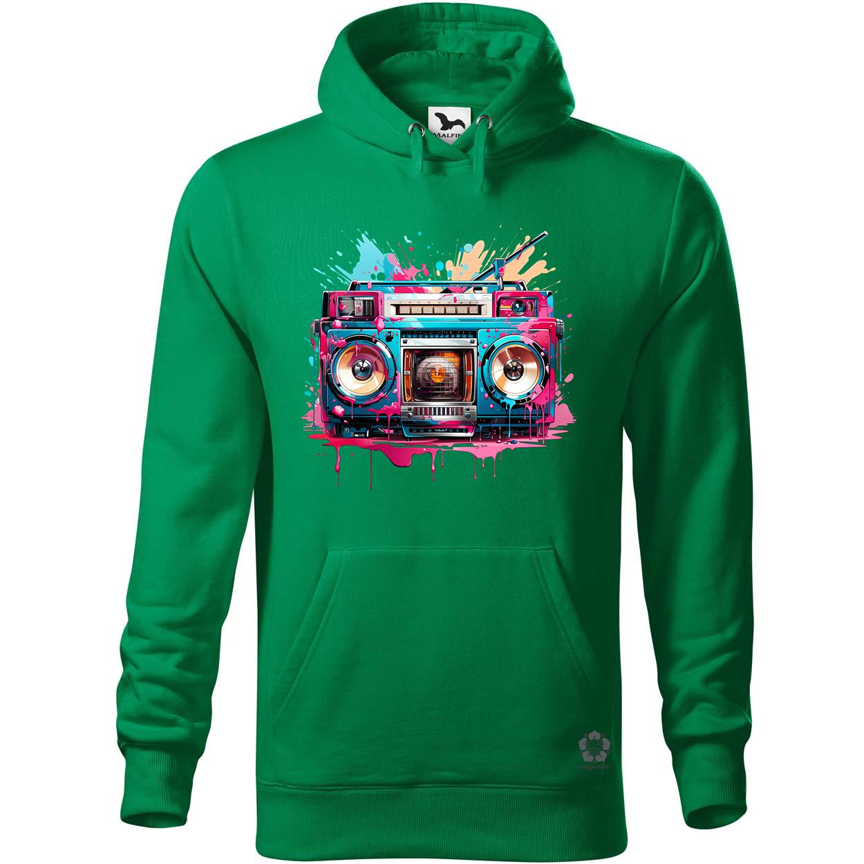 Retró boombox v4 egyedi  pulóver 