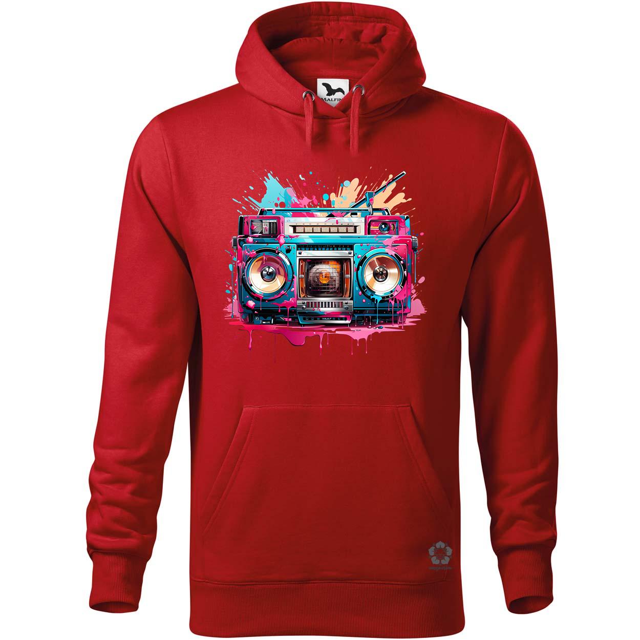 Retró boombox v4 egyedi  pulóver 