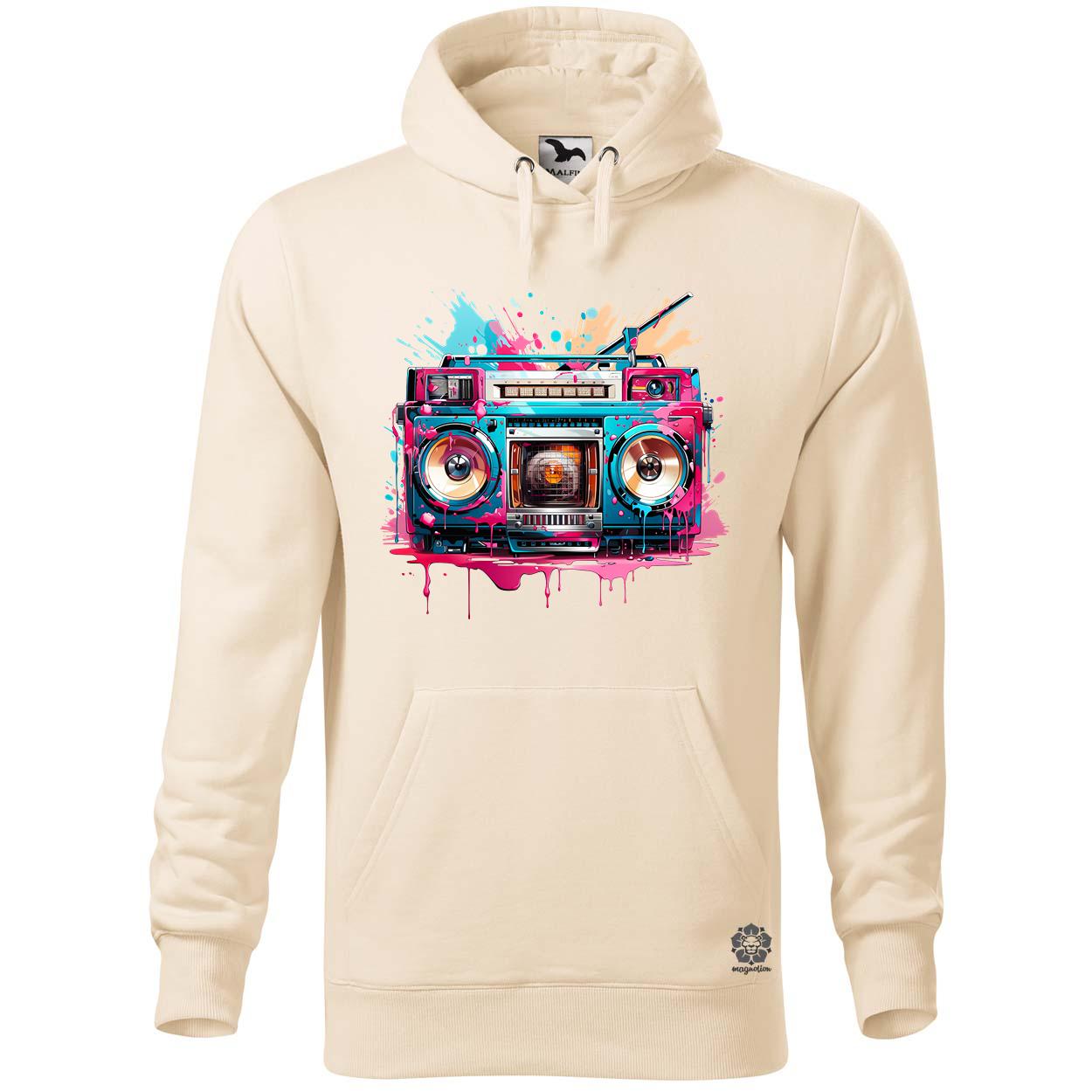 Retró boombox v4 egyedi  pulóver 
