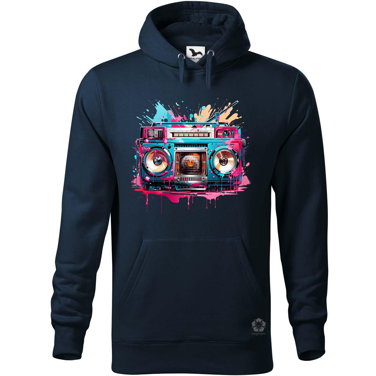 Retró boombox v4 egyedi  pulóver 