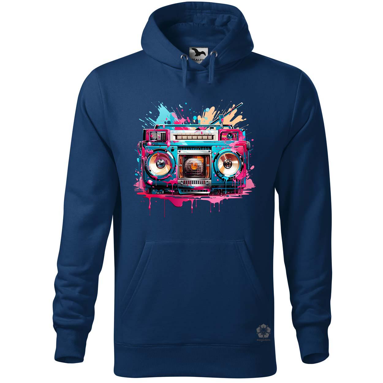 Retró boombox v4 egyedi  pulóver 
