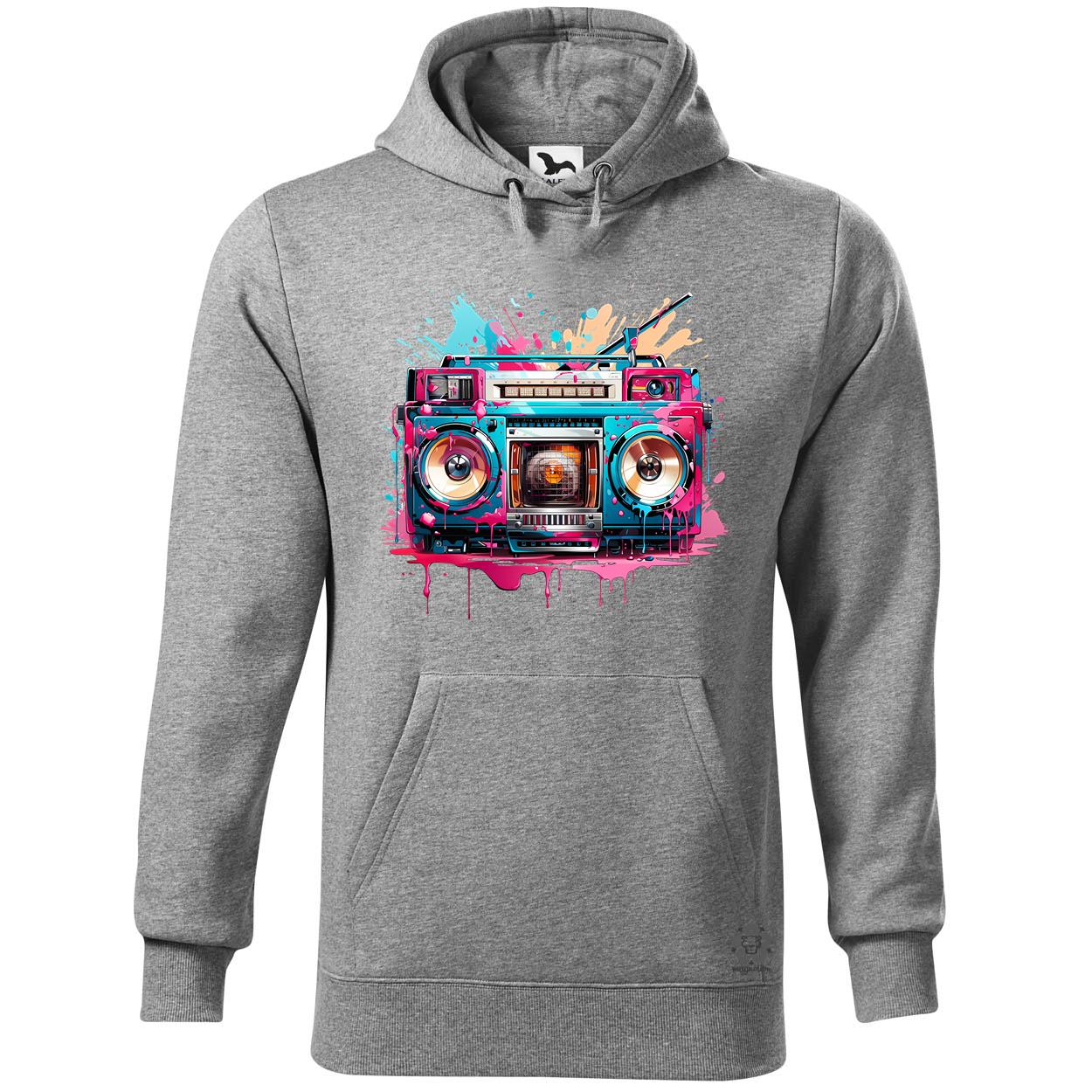 Retró boombox v4 egyedi  pulóver 