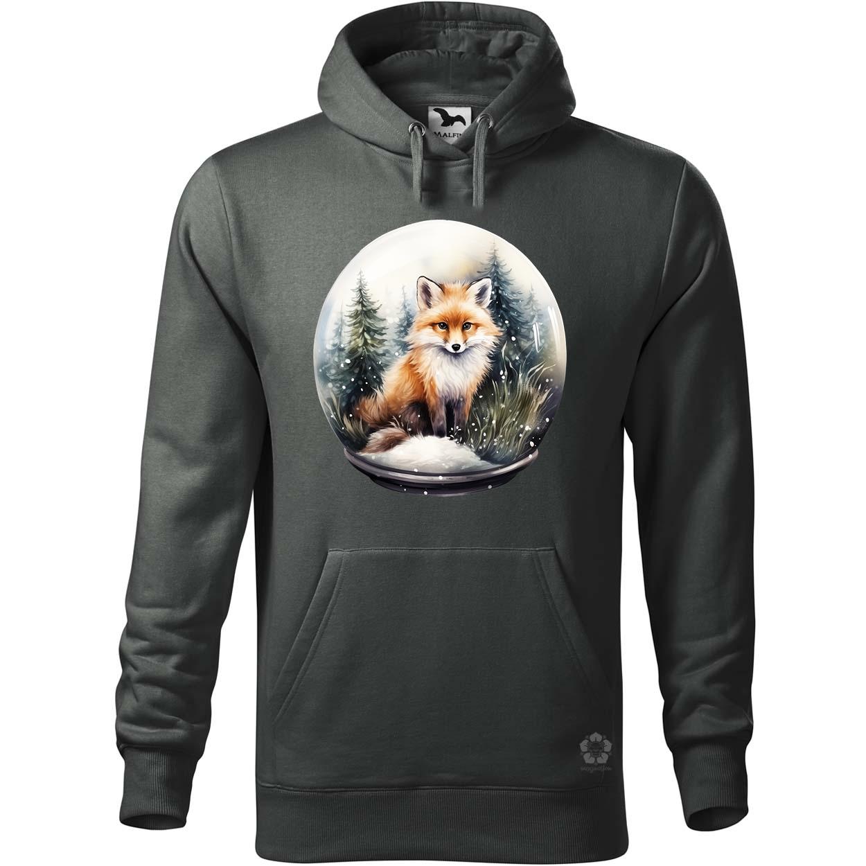 Róka hógömb v3 egyedi  pulóver 