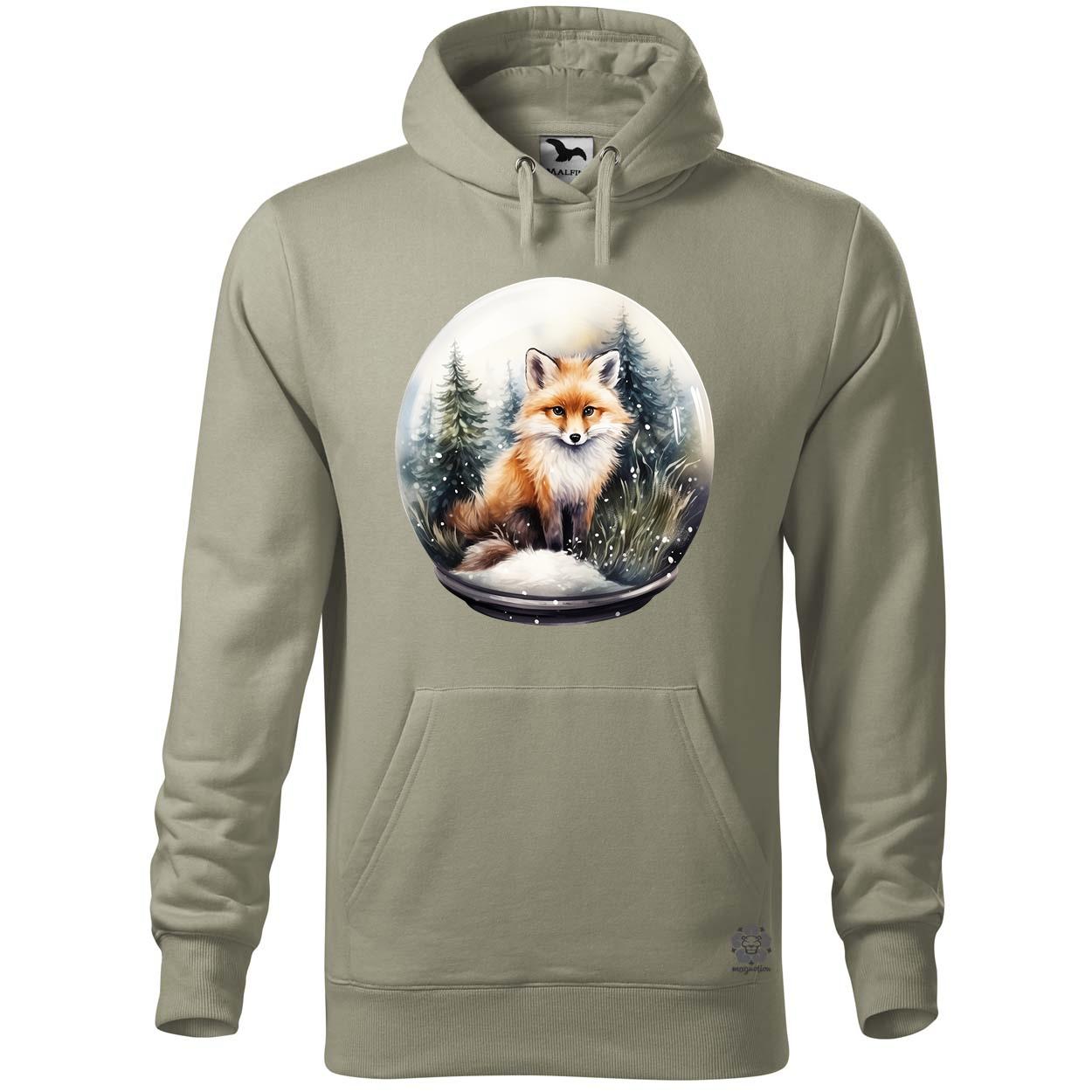 Róka hógömb v3 egyedi  pulóver 