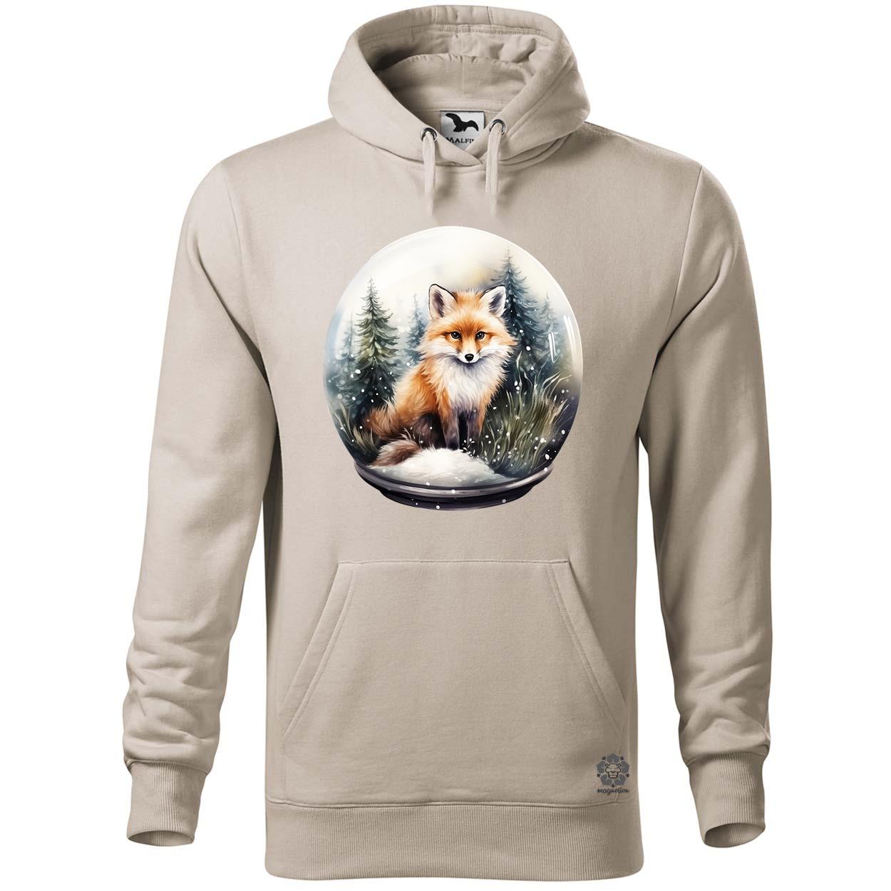 Róka hógömb v3 egyedi  pulóver 