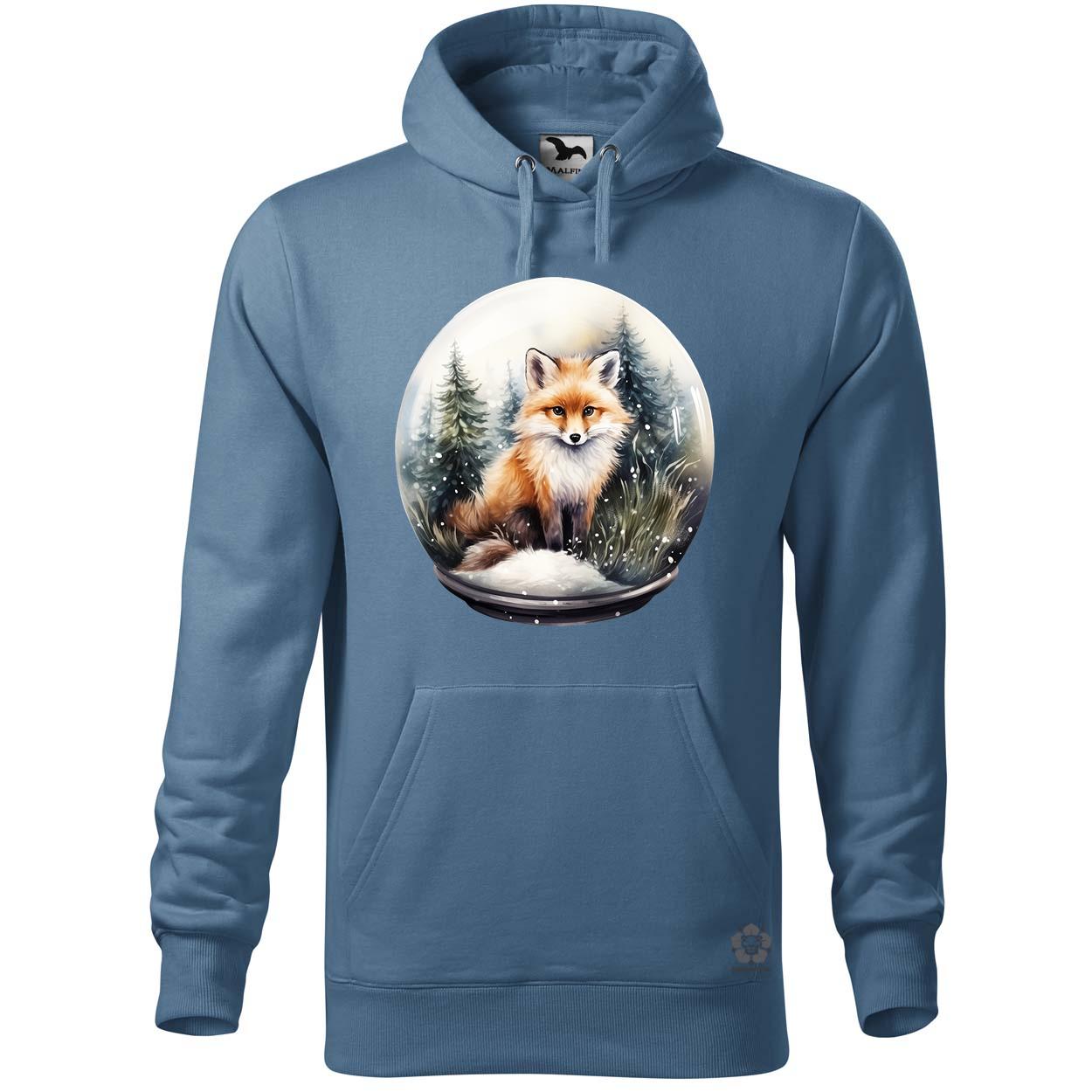 Róka hógömb v3 egyedi  pulóver 