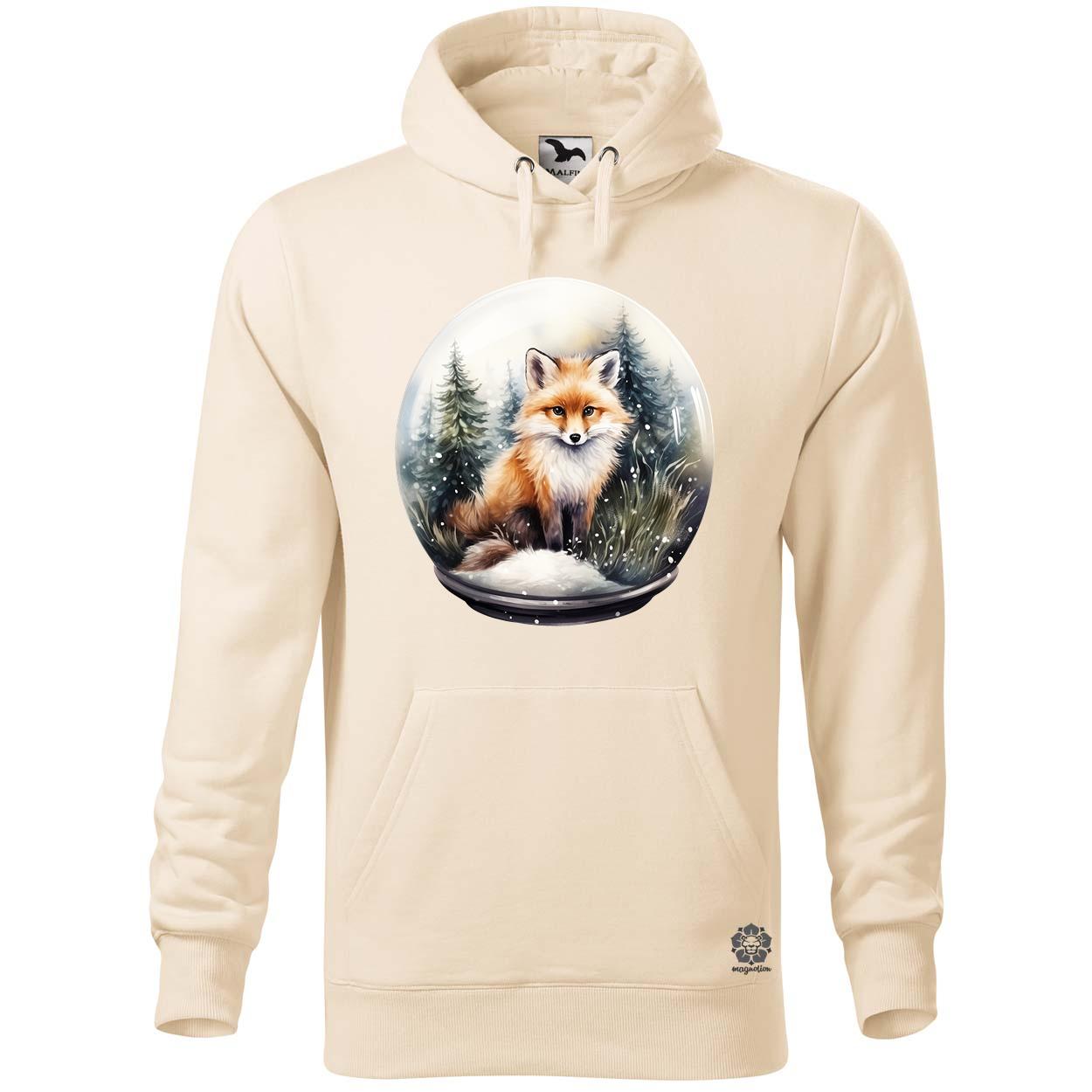 Róka hógömb v3 egyedi  pulóver 