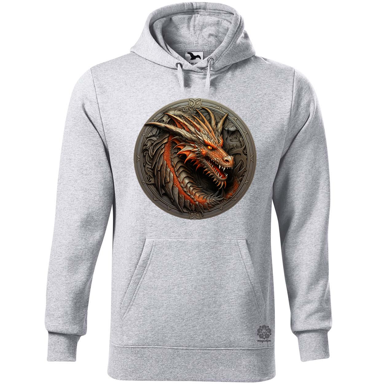Sárkány medál v1 egyedi  pulóver 