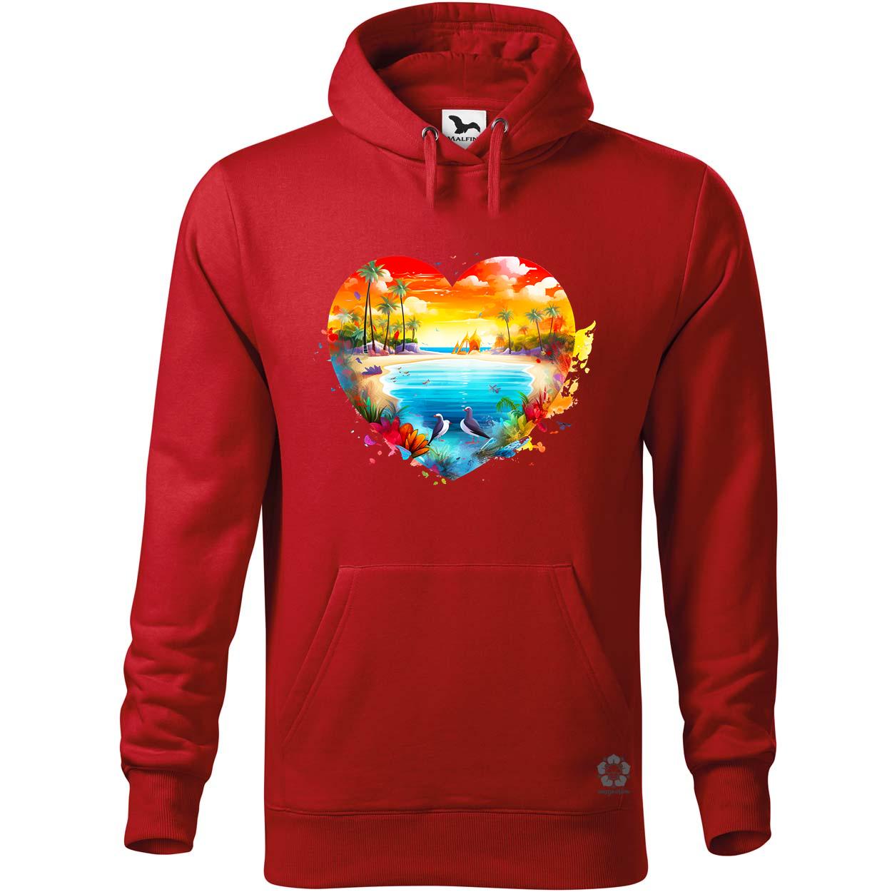 Strand szív v2 egyedi  pulóver 