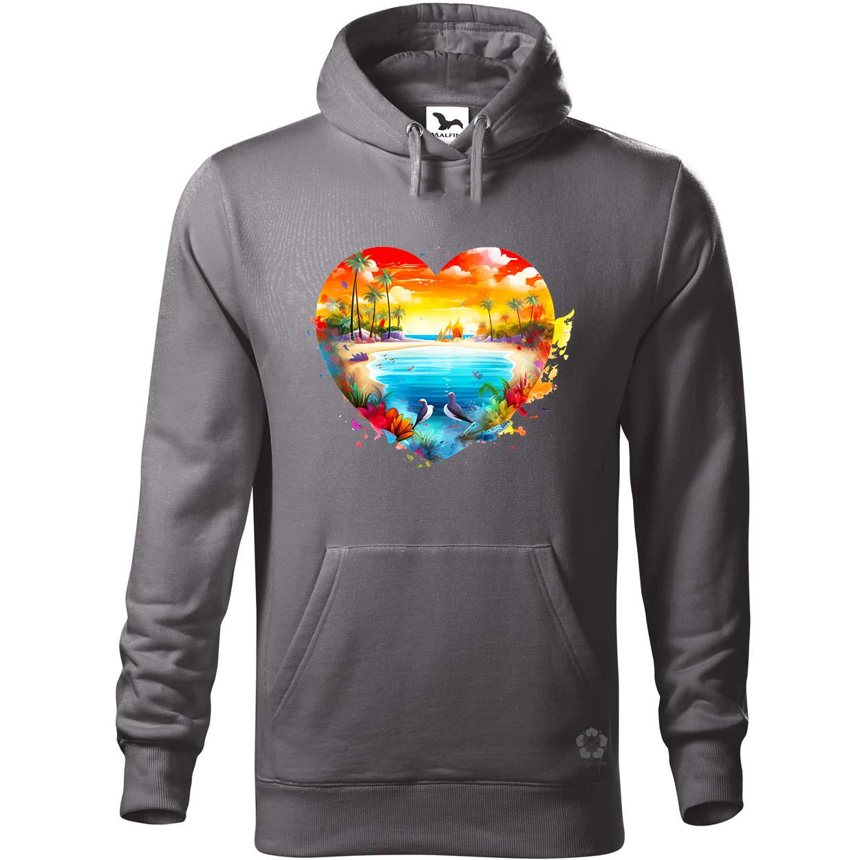 Strand szív v2 egyedi  pulóver 