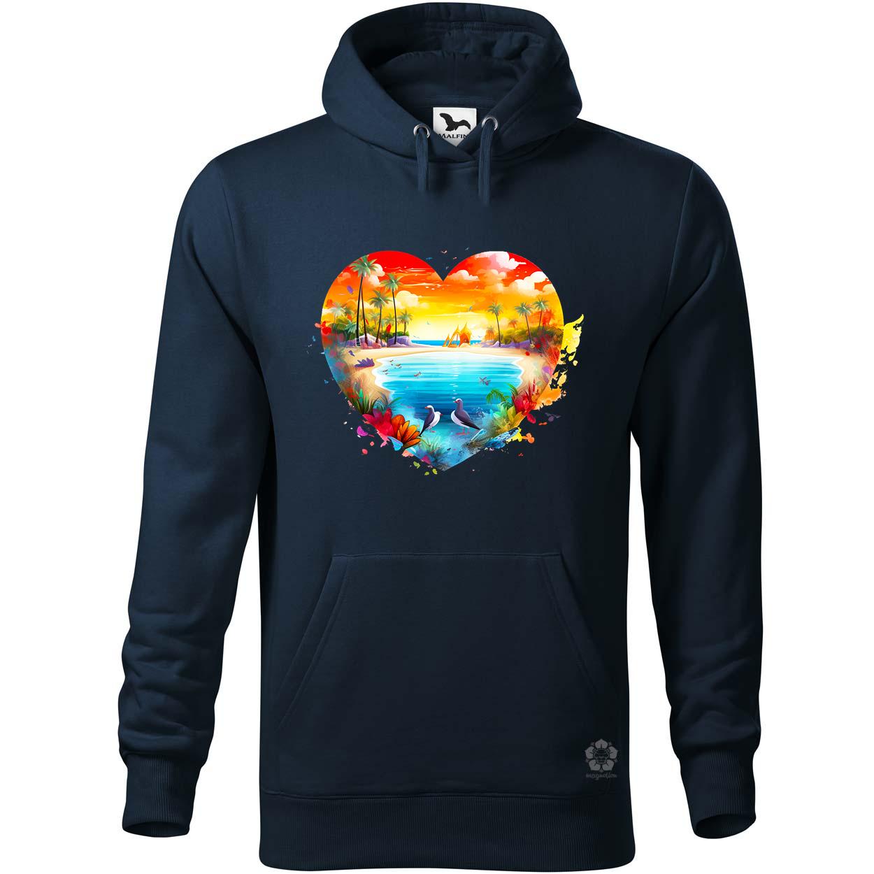 Strand szív v2 egyedi  pulóver 