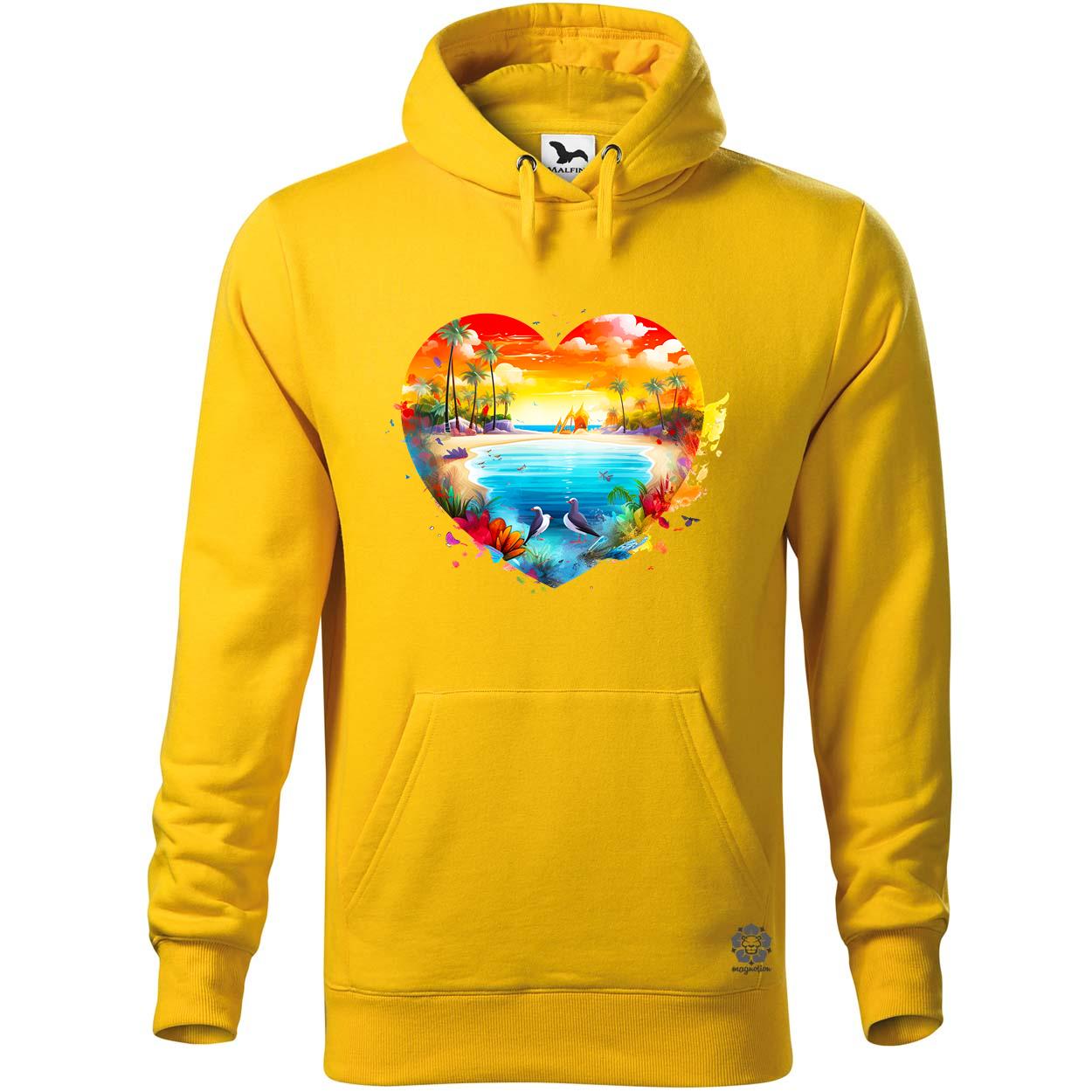 Strand szív v2 egyedi  pulóver 