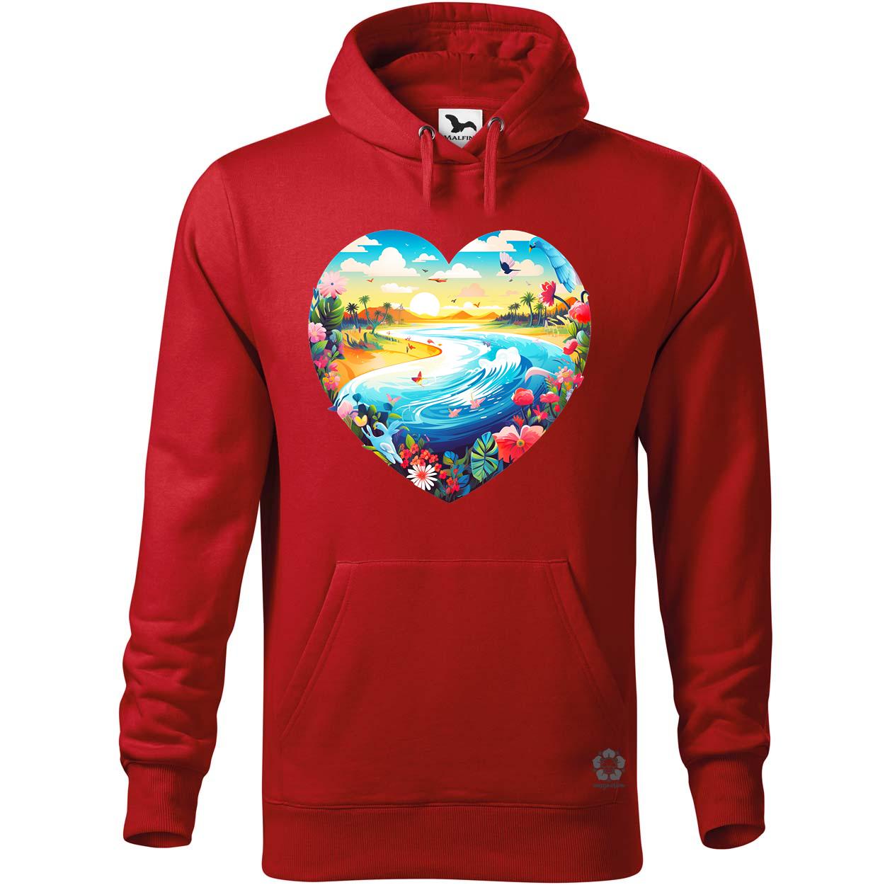 Strand szív v3 egyedi  pulóver 