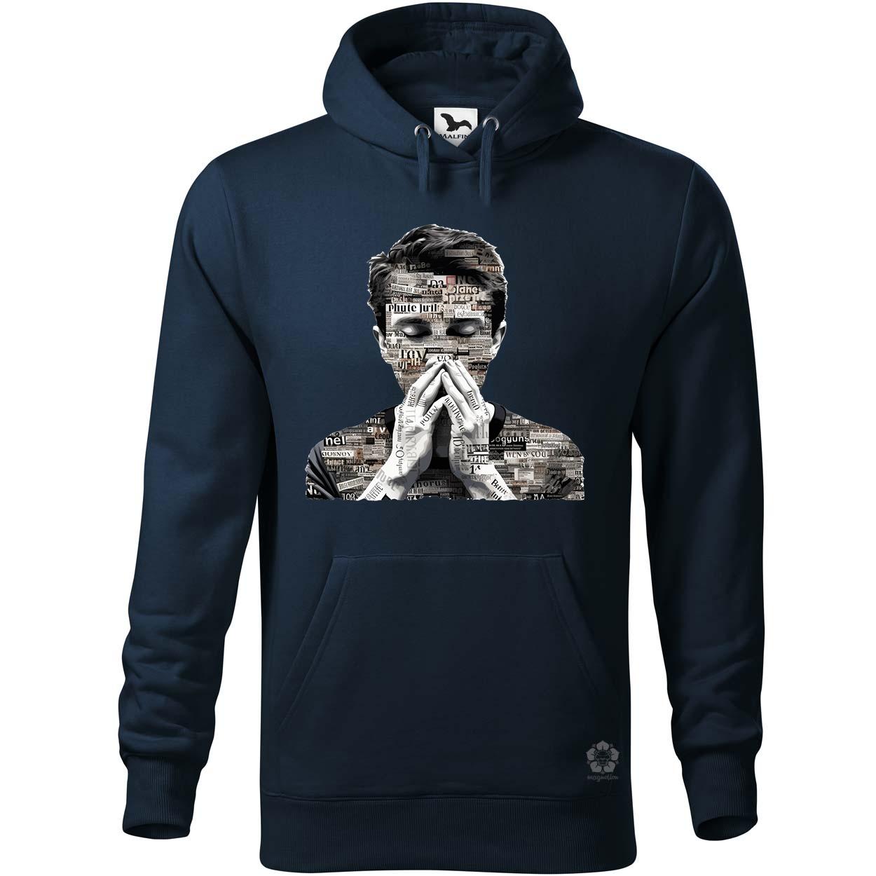 Szavak kollázs v1 egyedi  pulóver 
