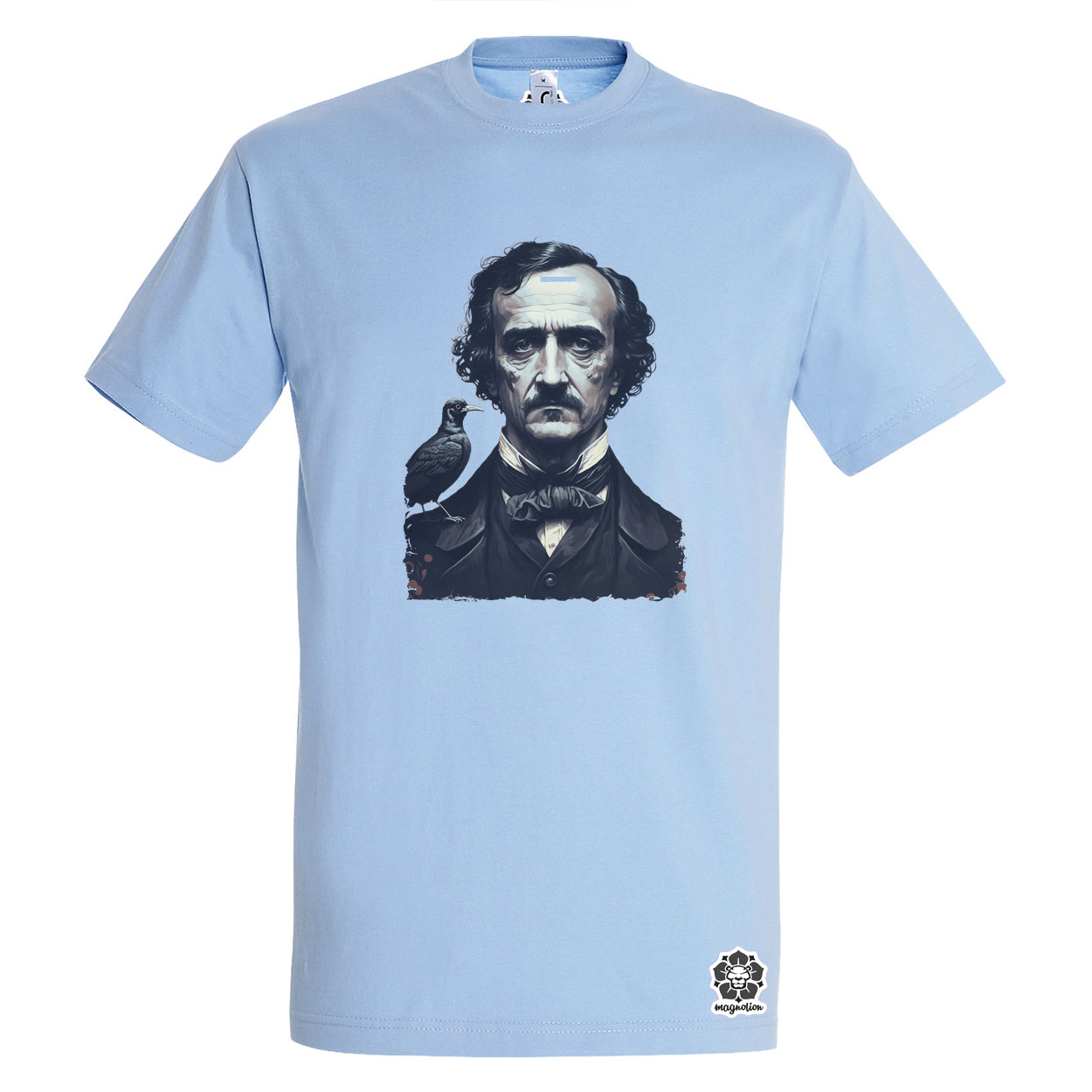 Edgar Allan Poe portré v1 egyedi póló 