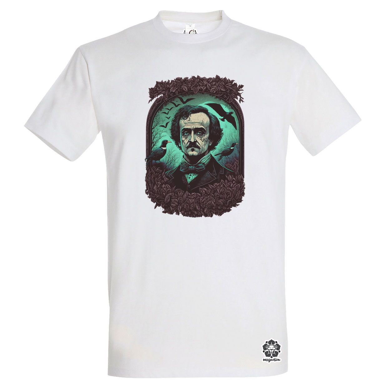 Edgar Allan Poe portré v3 egyedi póló 