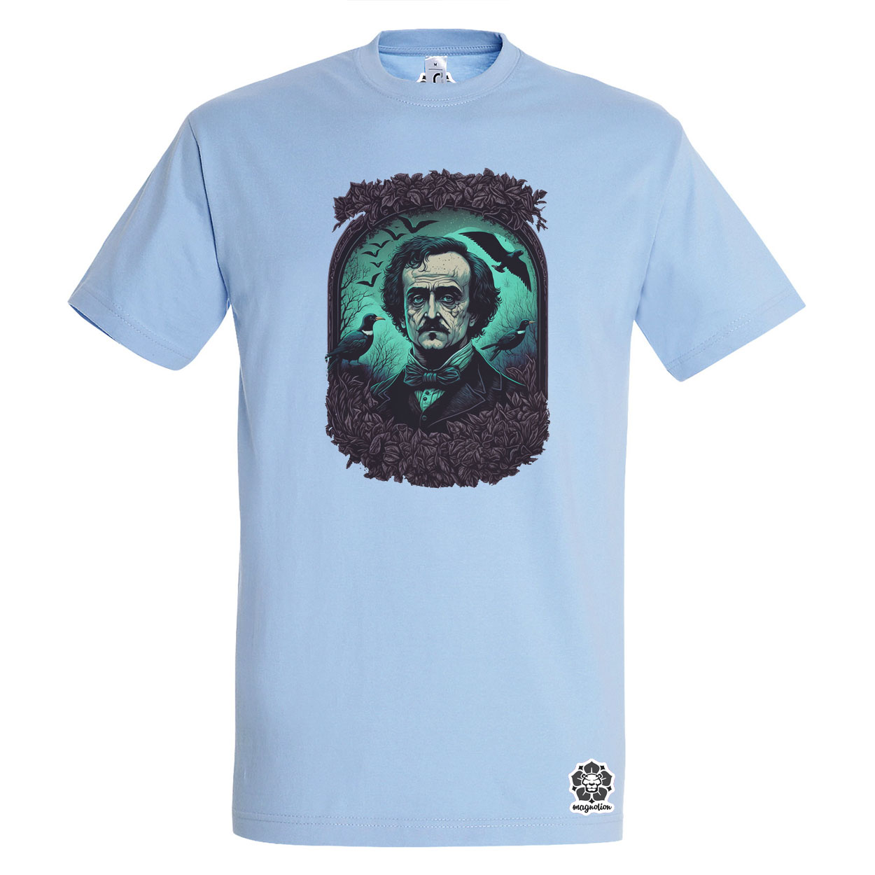 Edgar Allan Poe portré v3 egyedi póló 