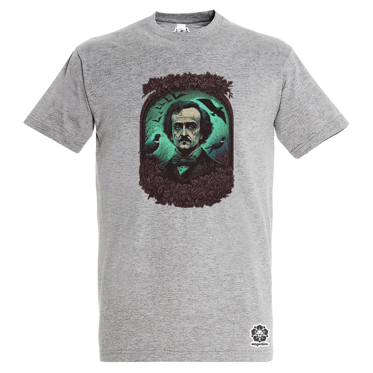 Edgar Allan Poe portré v3 egyedi póló 