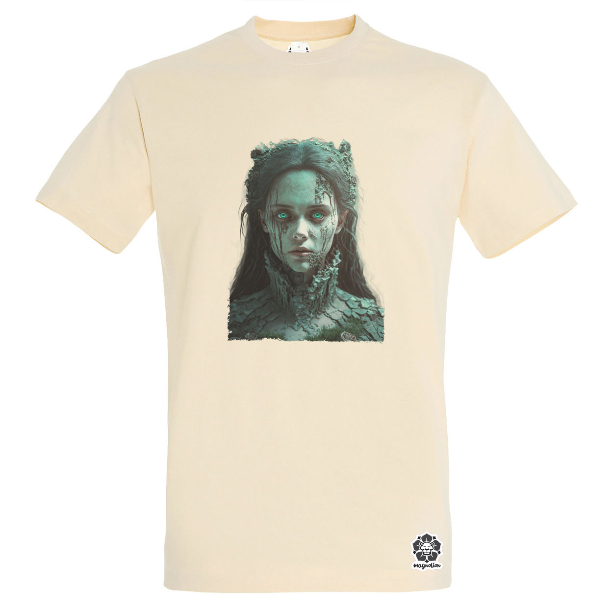 Fotorealisztikus zombi átalakulás v1 egyedi póló 