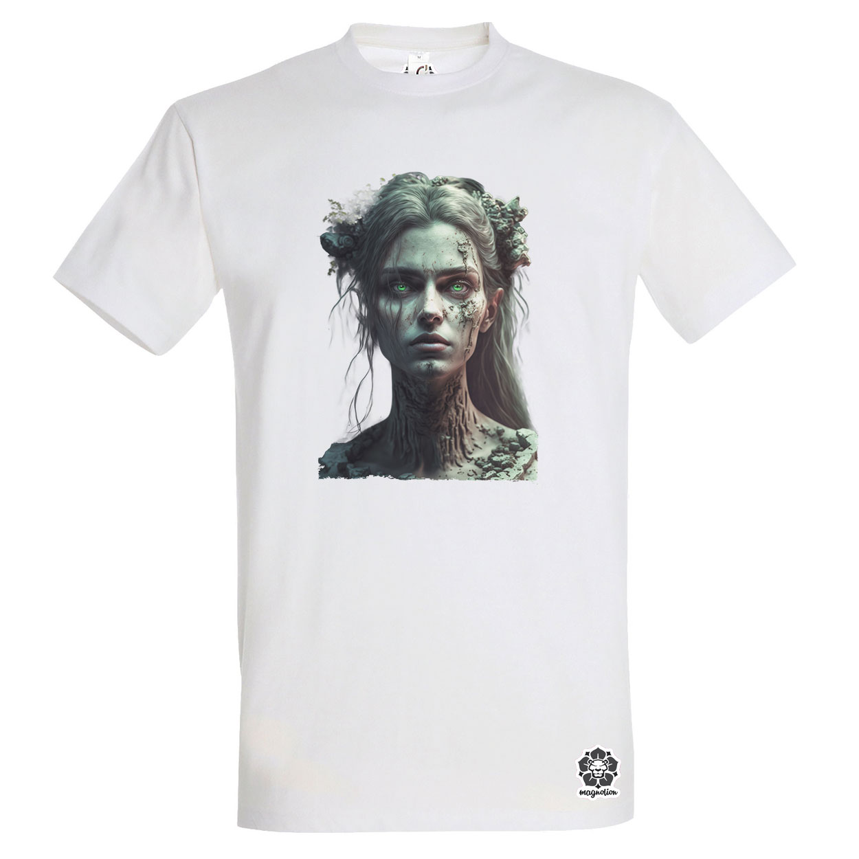 Fotorealisztikus zombi átalakulás v4 egyedi póló 