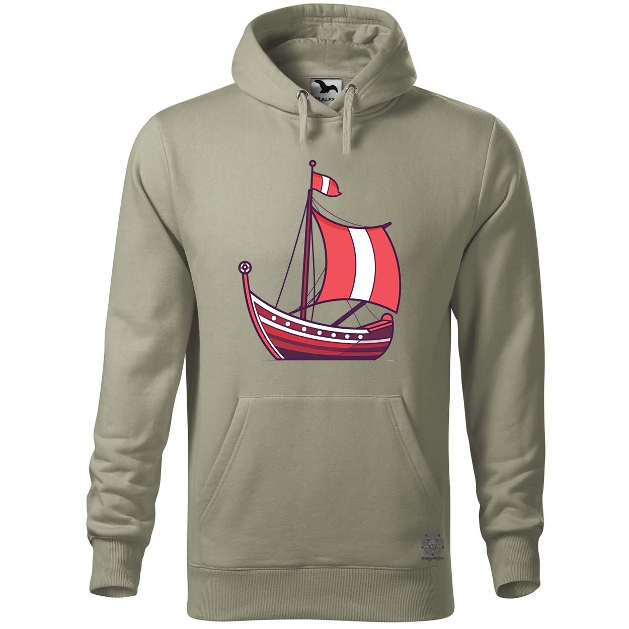 Viking hosszúhajó v1 egyedi  pulóver 