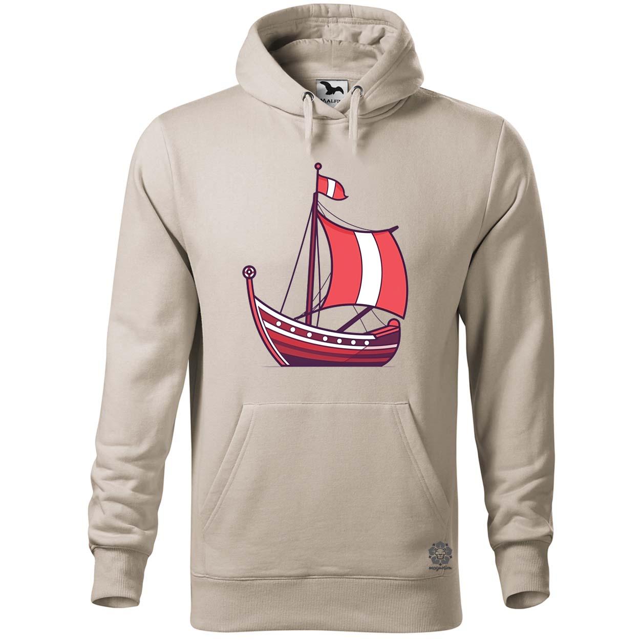 Viking hosszúhajó v1 egyedi  pulóver 