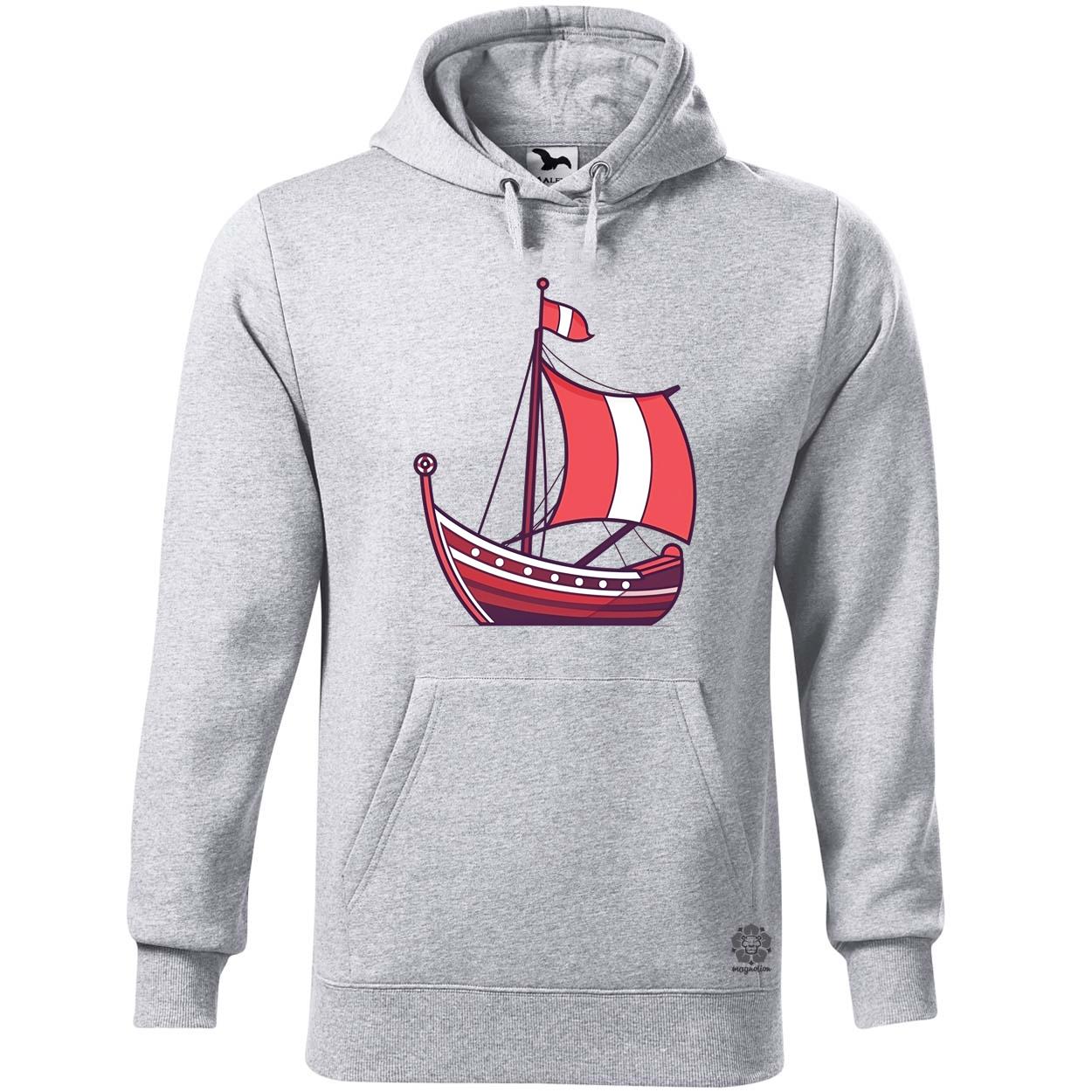 Viking hosszúhajó v1 egyedi  pulóver 
