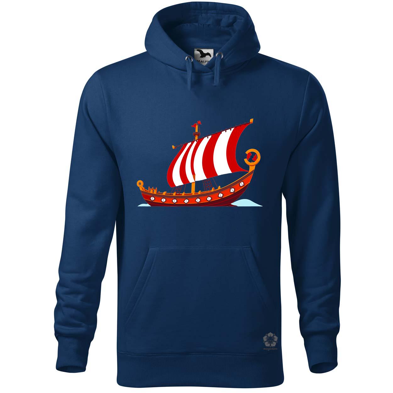 Viking hosszúhajó v2 egyedi  pulóver 