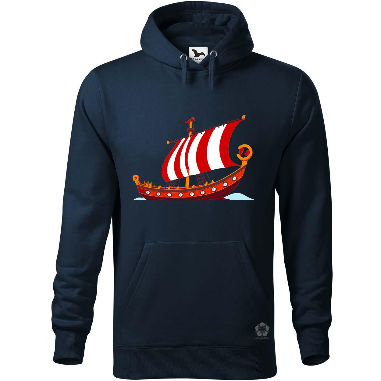 Viking hosszúhajó v2 egyedi  pulóver 
