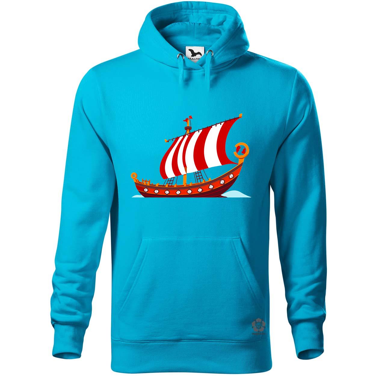 Viking hosszúhajó v2 egyedi  pulóver 