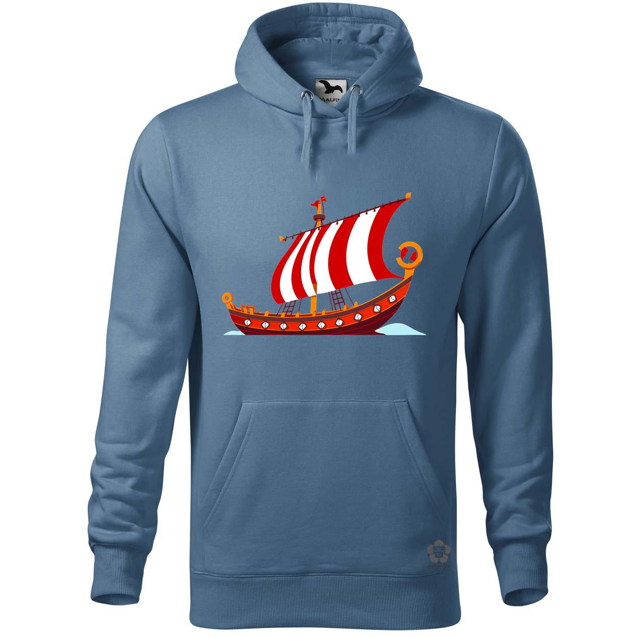 Viking hosszúhajó v2 egyedi  pulóver 
