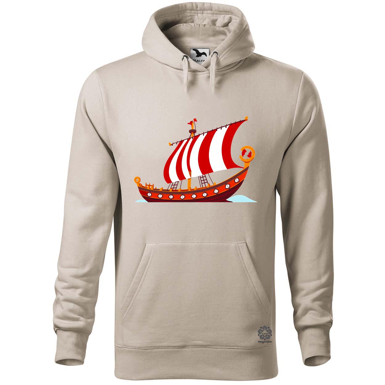 Viking hosszúhajó v2 egyedi  pulóver 